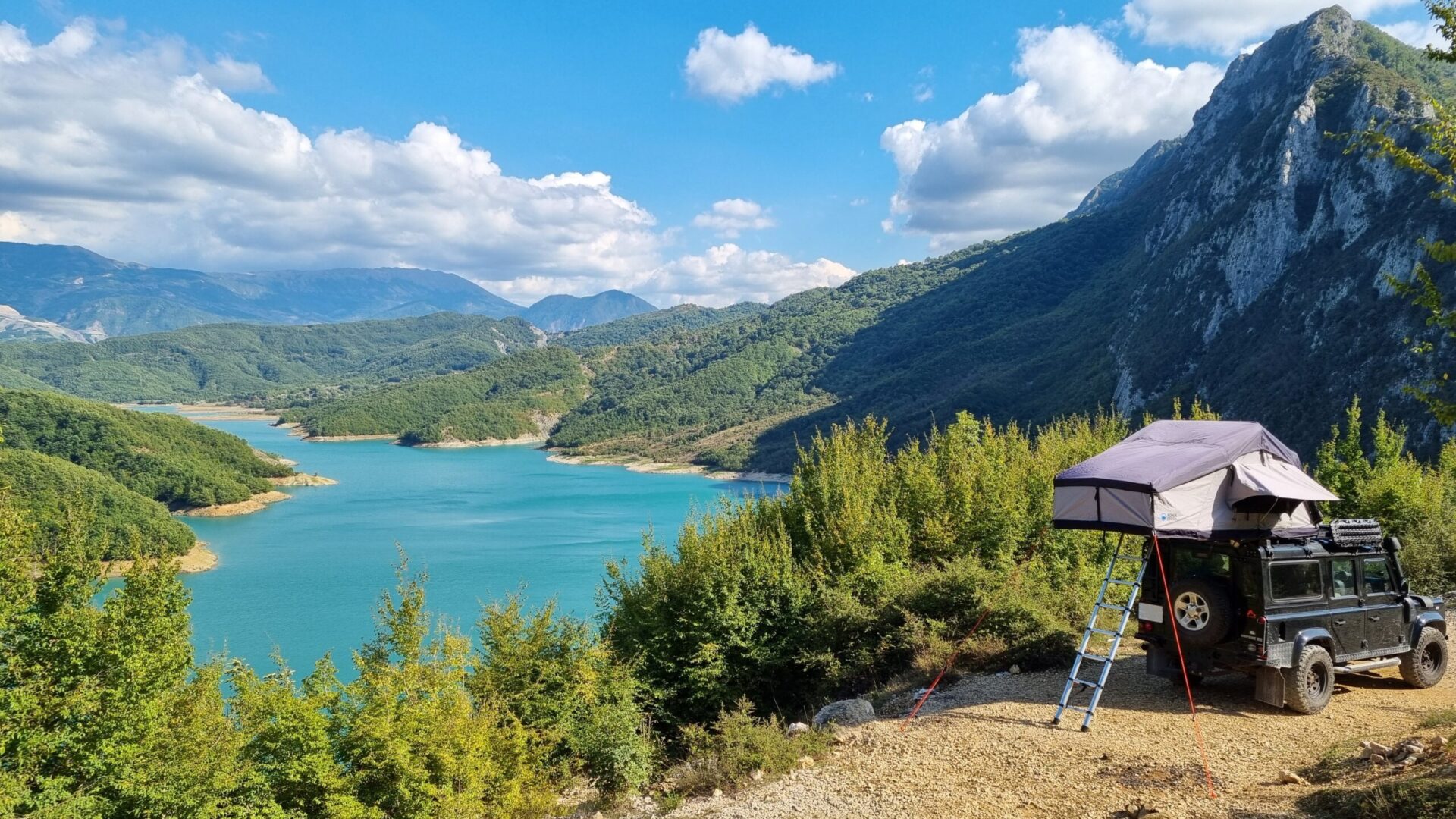 Koala Creek daktent in Albanië